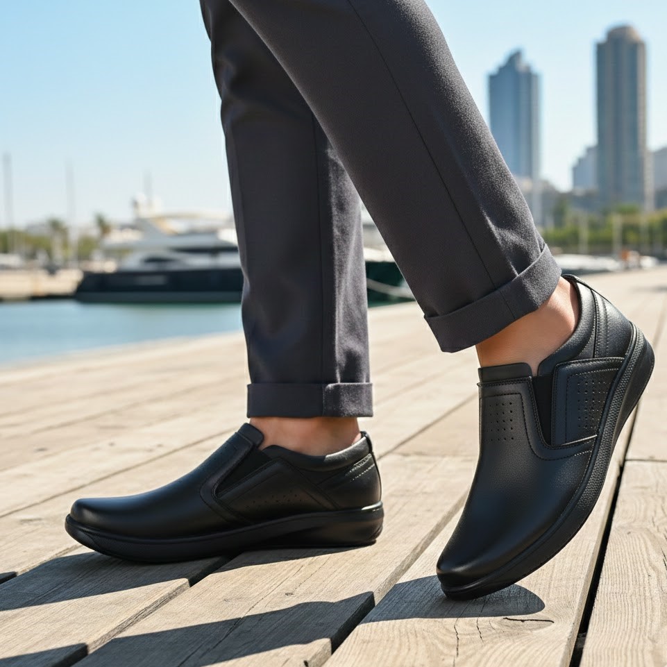 خرید آنلاین کفش طبی مردانه عشاقی مدل مارال کد 01